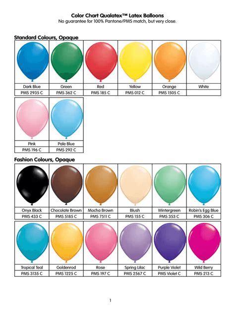 qualatex color chart 2023